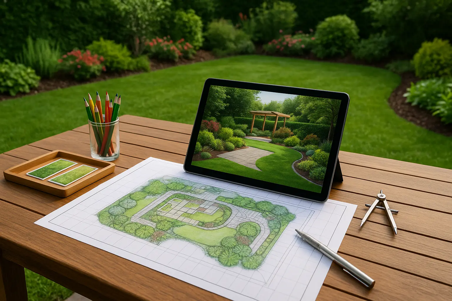 Garden design plan
